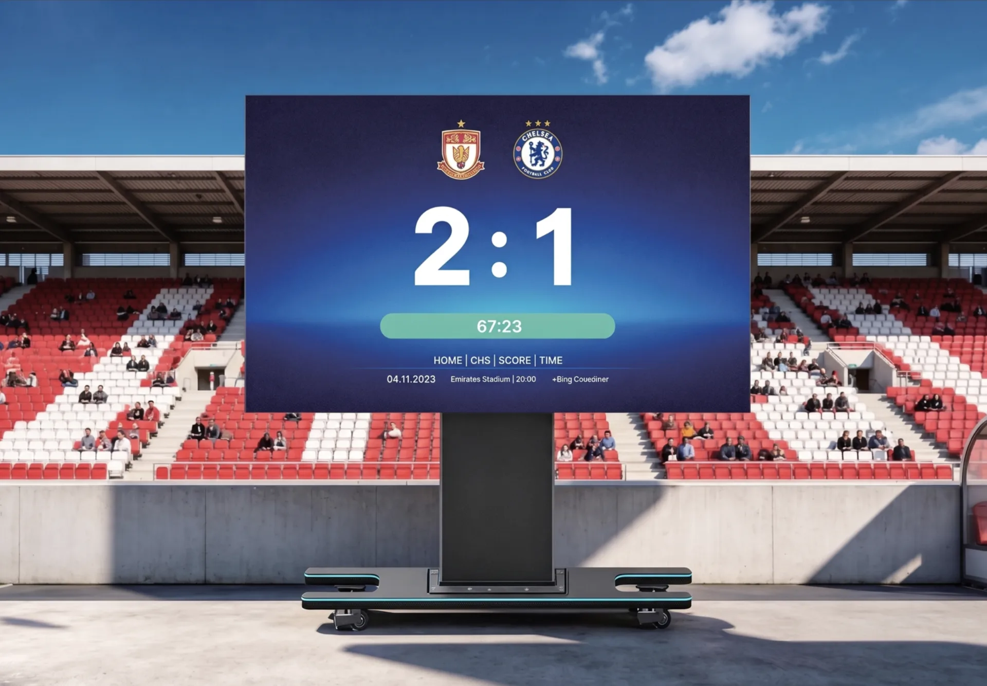 DreamWall Monarch — sports venue application